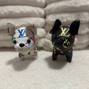 Multicolored dog 🐶 keychain/ bag charm